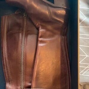 Elegant Brown Leather Boots